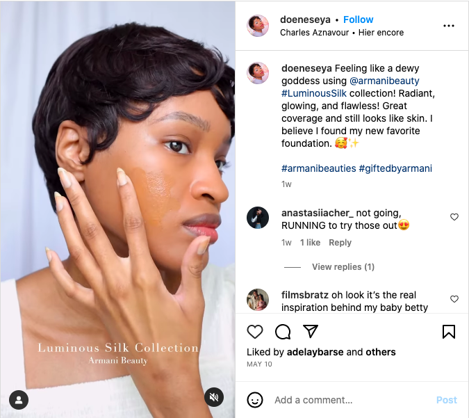  Influencer shares skincare review